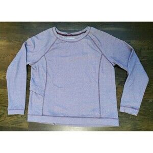 Avalanche Outdoor Supply Co Sweatshirt Women's Large Purple Pullover Crew Neck